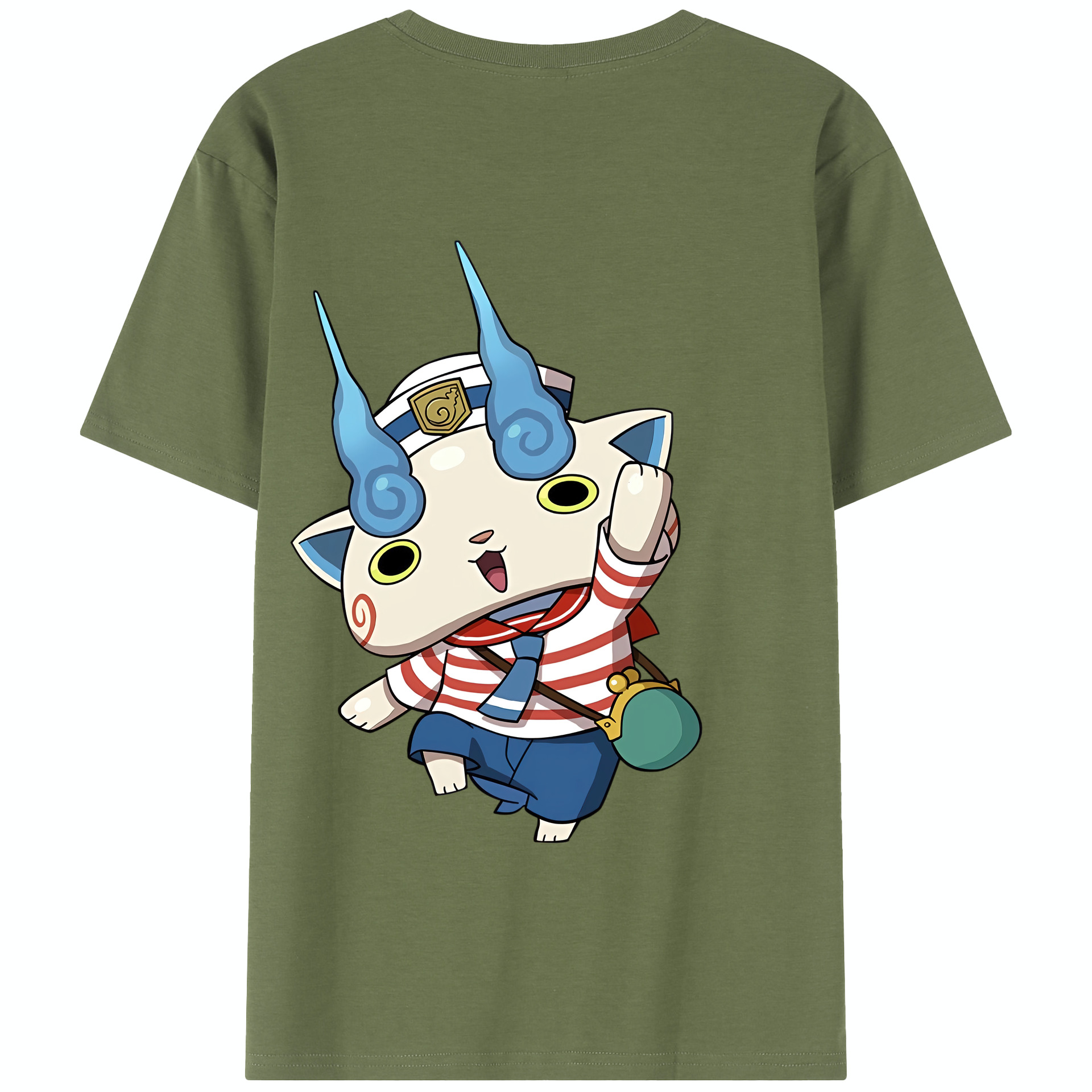 （画像用） 妖怪ウォッチ Yo-kai Watch 綿100％半袖Tシャツ（背面プリント）